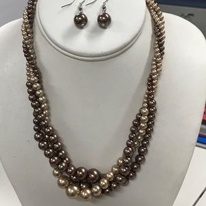 Faux Pearl Necklace